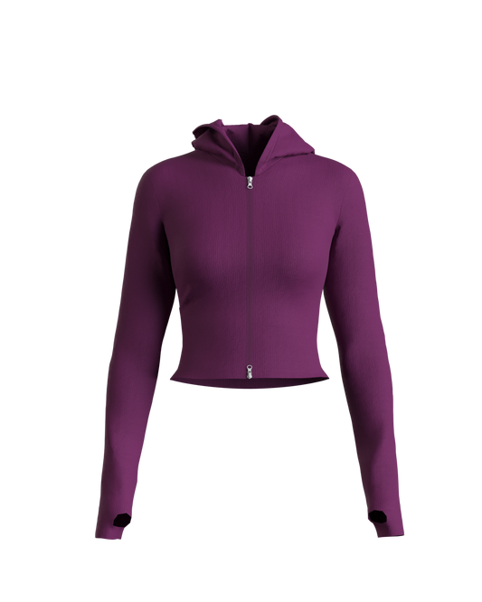Brittany - Fitted Zip Up Hoodie